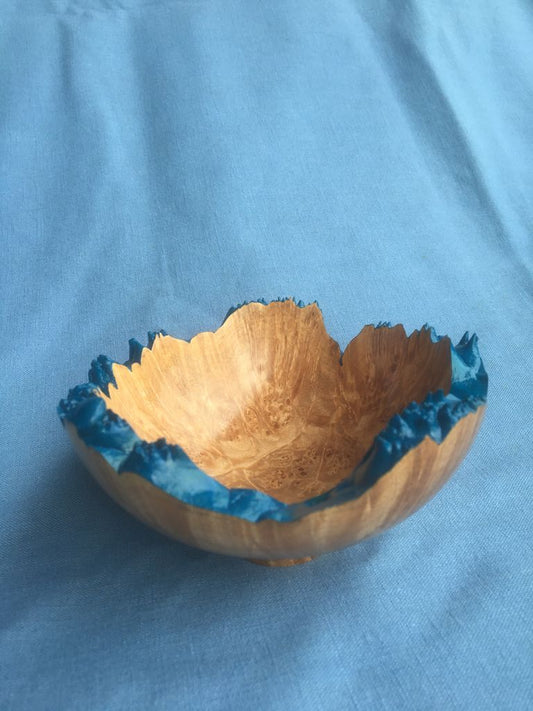 Natural edge burl bowl I