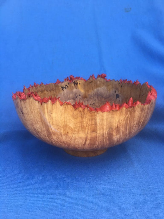 Natural edge burl bowl 2