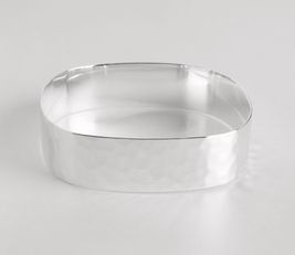 Square Hammered Bangle