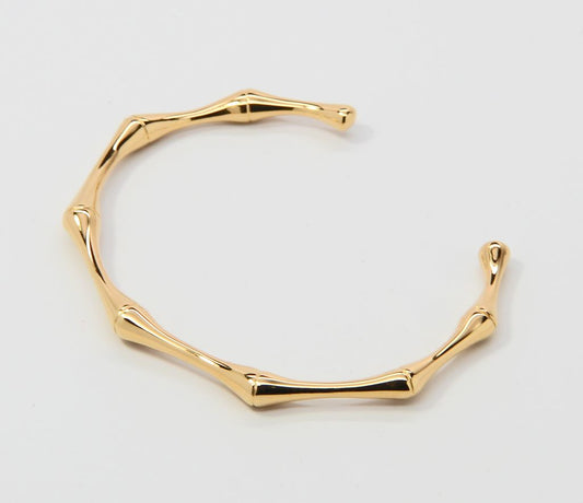 Gold Bamboo Cuff