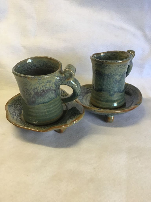 Cups & Saucers Set (4 pieces)