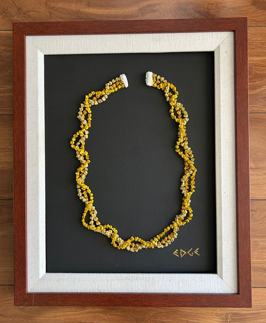 Yellow Ni'ihau Shell Lei