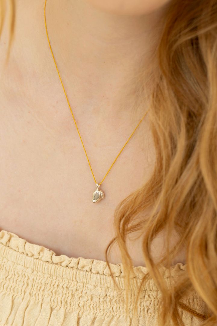 Heirloom Mango charm necklace