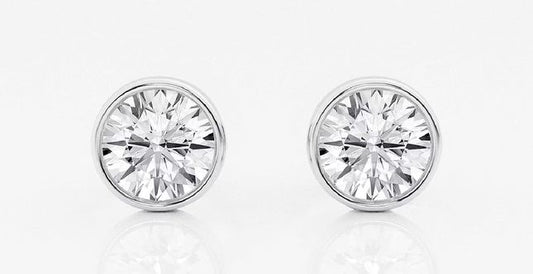 LAB CREATED DIAMOND EARRINGS 43319