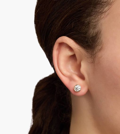 LAB CREATED DIAMOND EARRINGS 43319