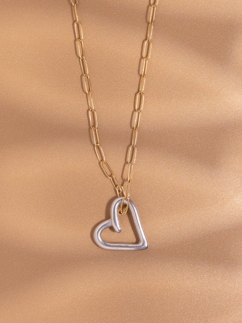 Open Heart Necklace