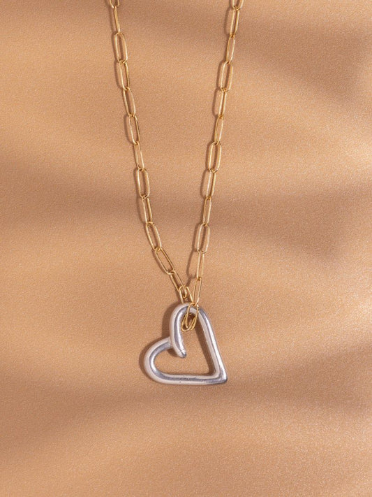 Open Heart Necklace