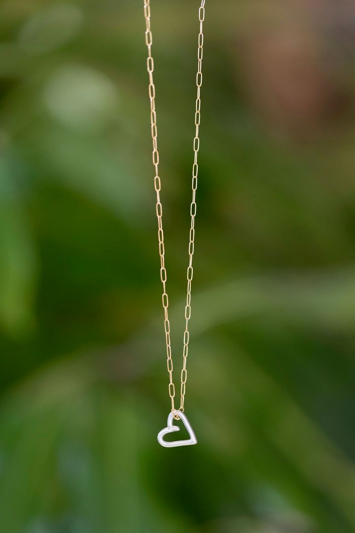 Open Heart Necklace