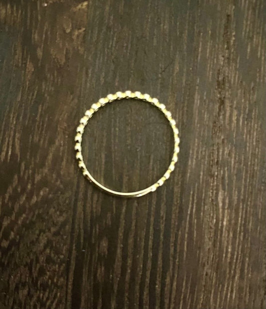 Gold Stacking ring