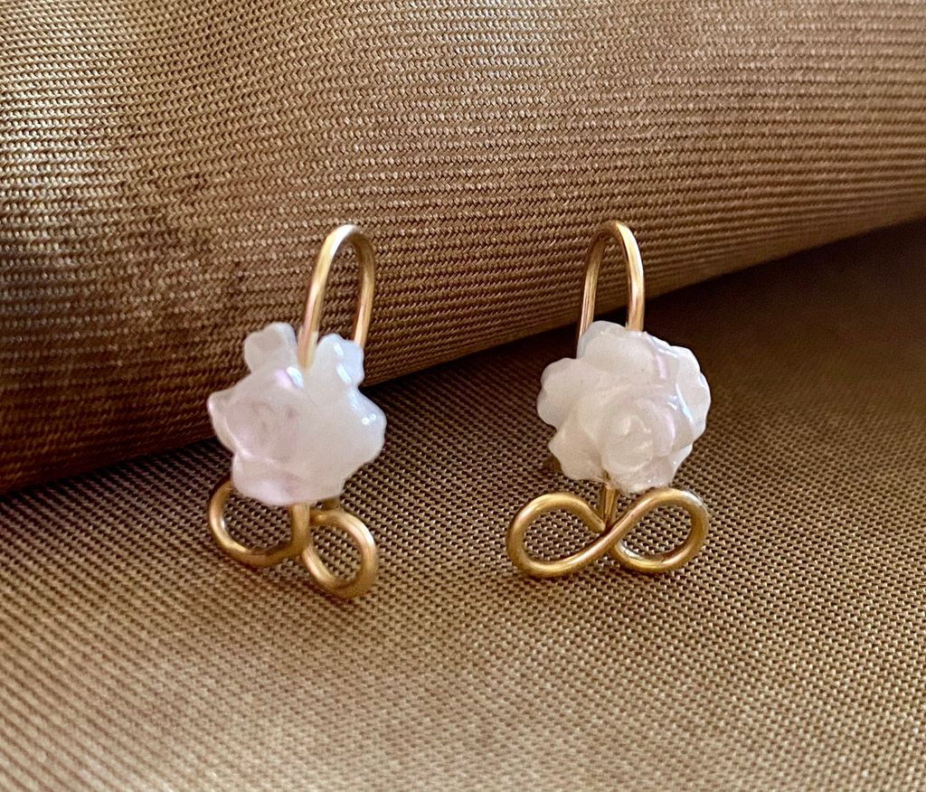 Infinity in Roses Earrings