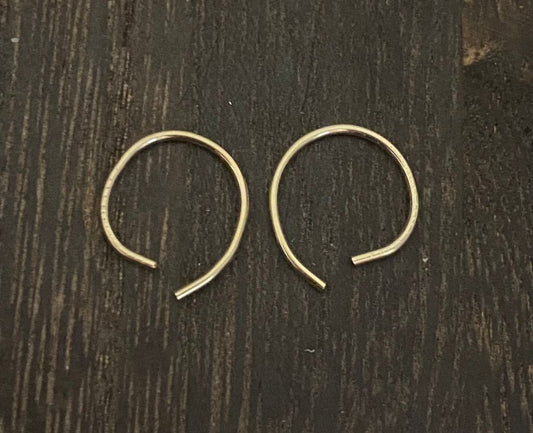 Dainty Golden Hoops