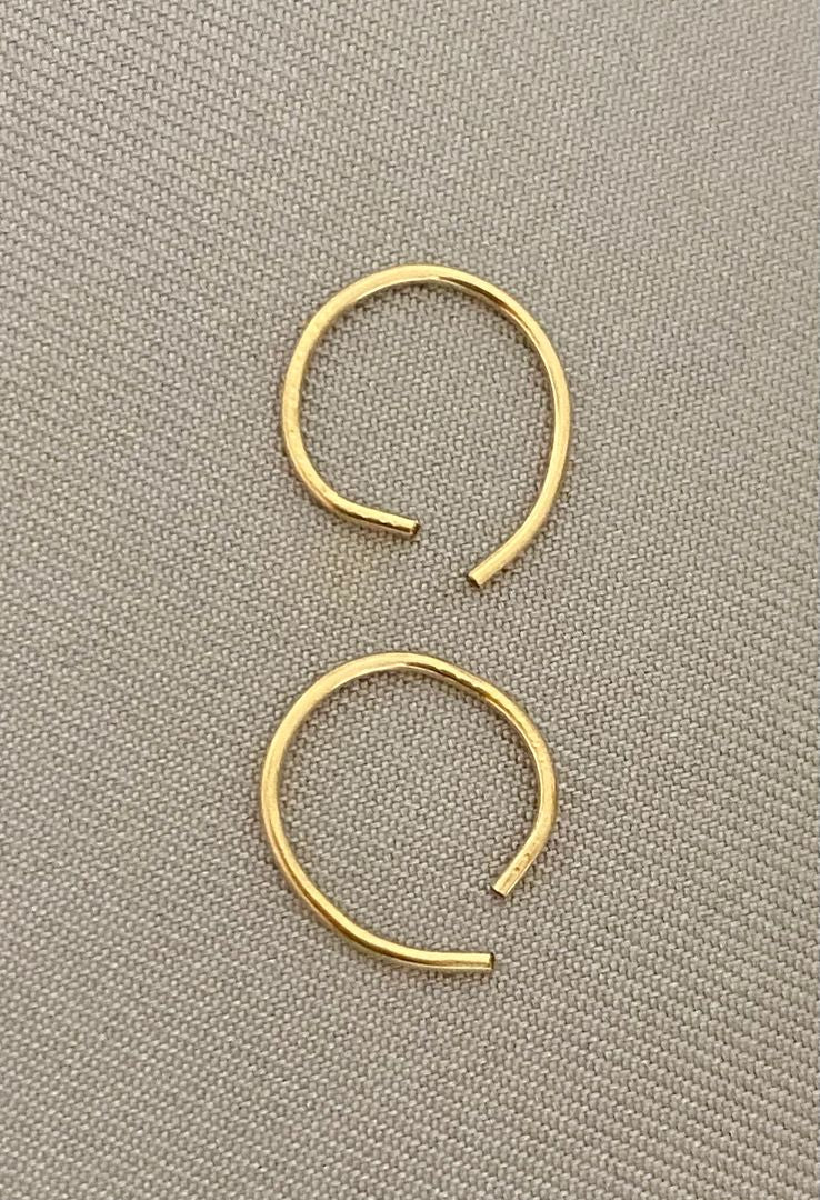 Dainty Golden Hoops