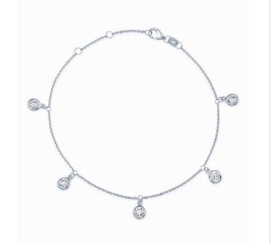 WHITE GOLD DIAMOND BRACELET 41596