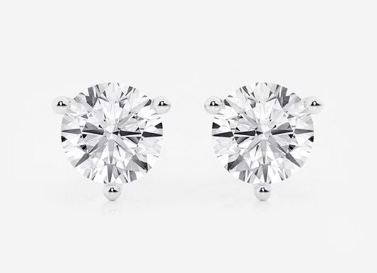 LAB CREATED DIAMOND EARRINGS 43315