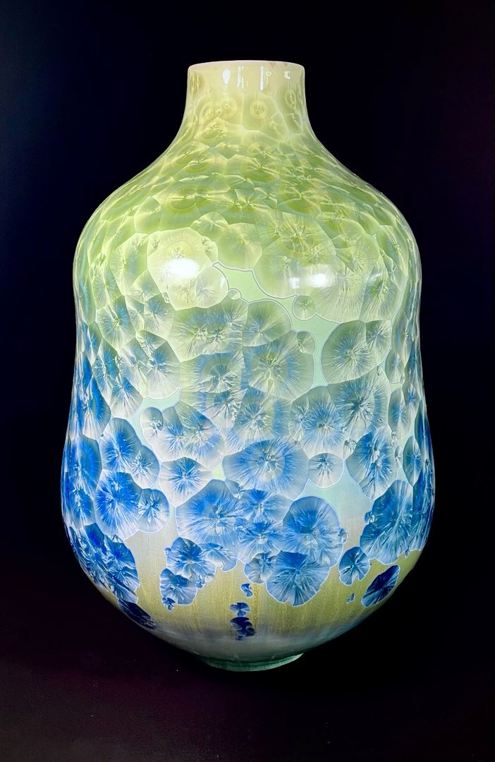 Curvy Crystalline Jar