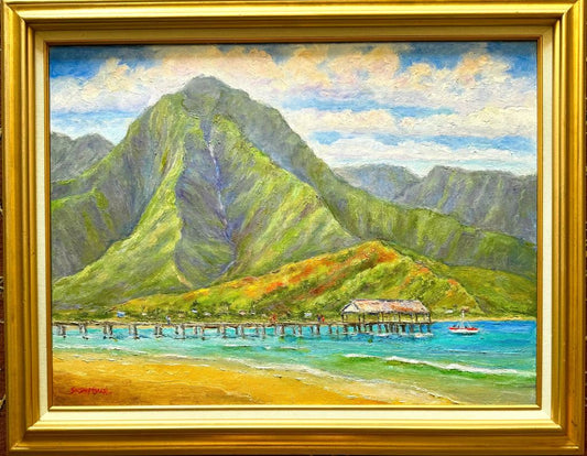 Hanalei Pier and Waialeale