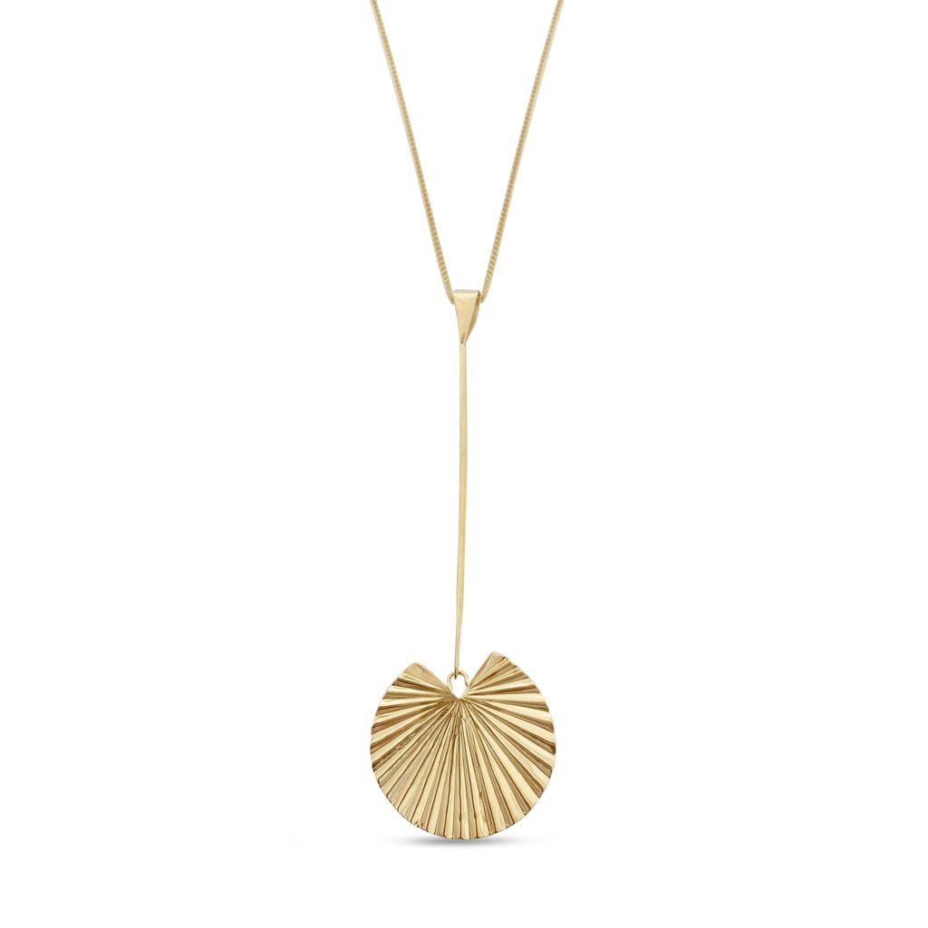 Loulu Pendant w/chain Vermeil