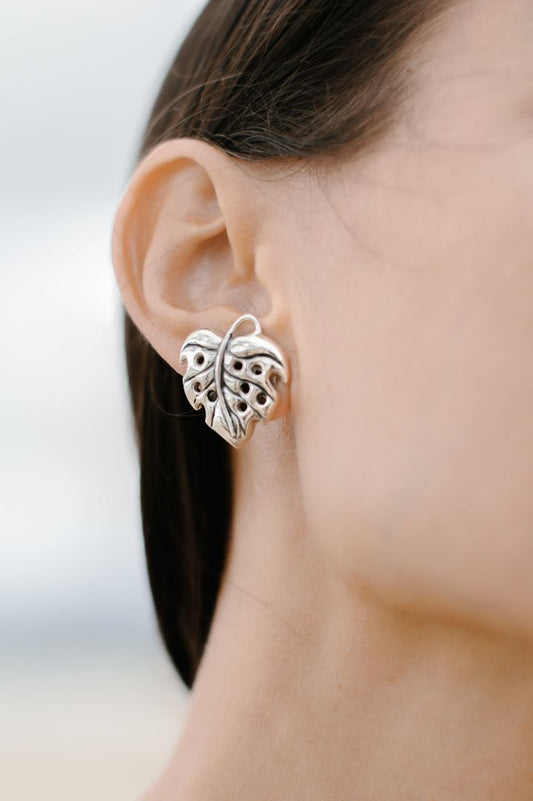 Monstera Earrings