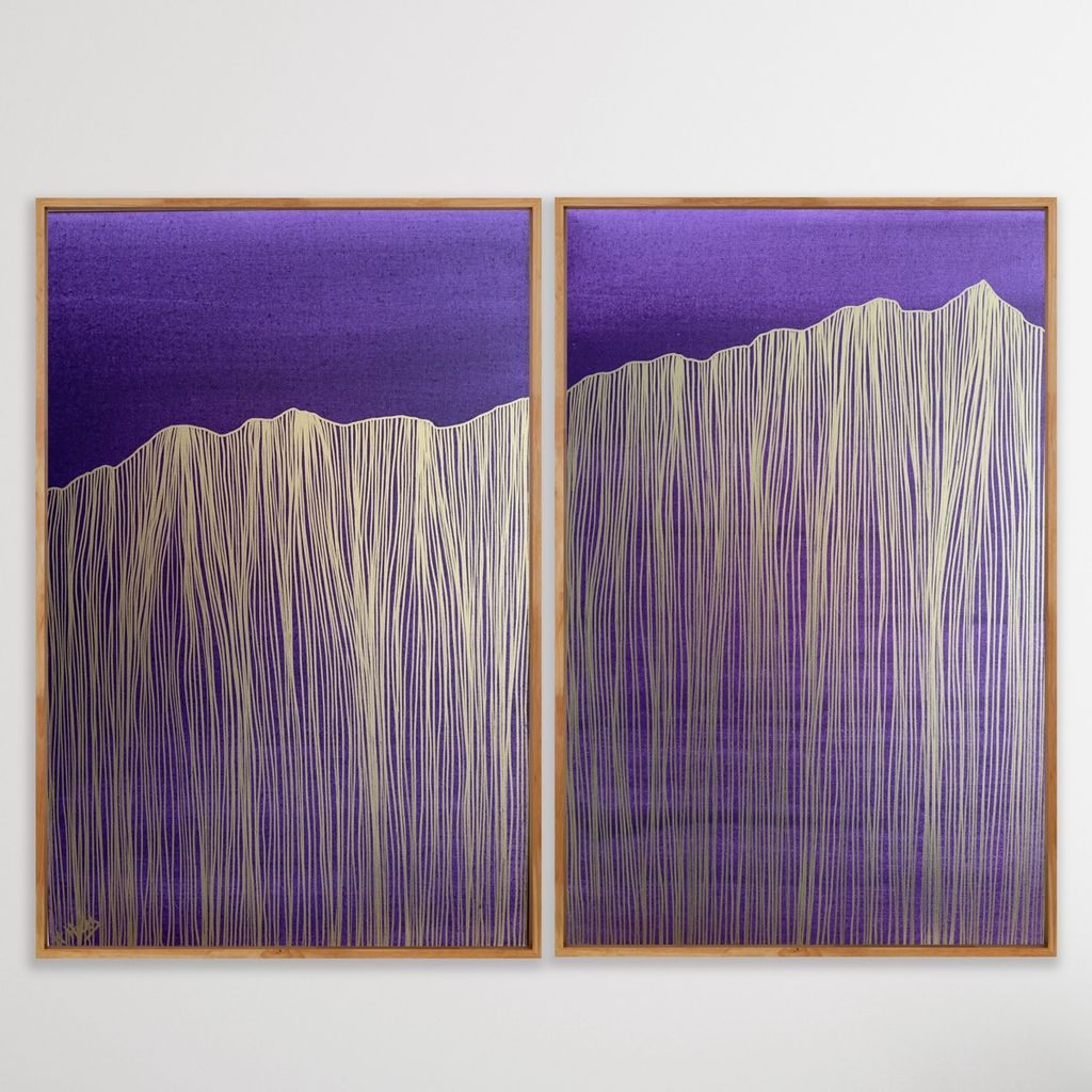 Ube Diptych