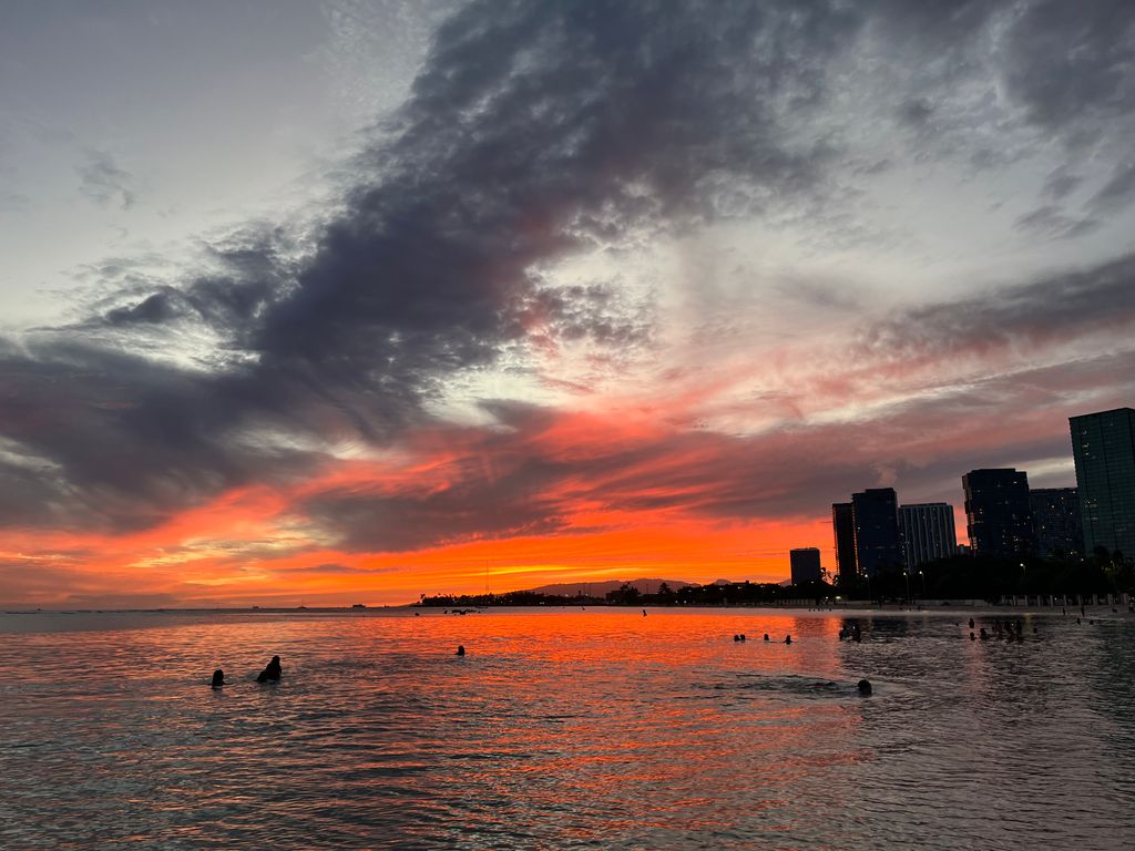 Ala Moana Sunset