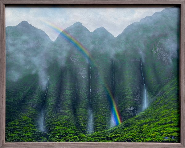 Koolau Waterfall Rainbow