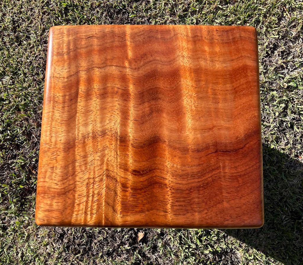 Large Curly Koa Wood Urn