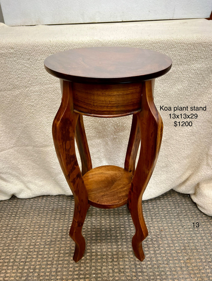 Koa plant stand-medium (RB13)