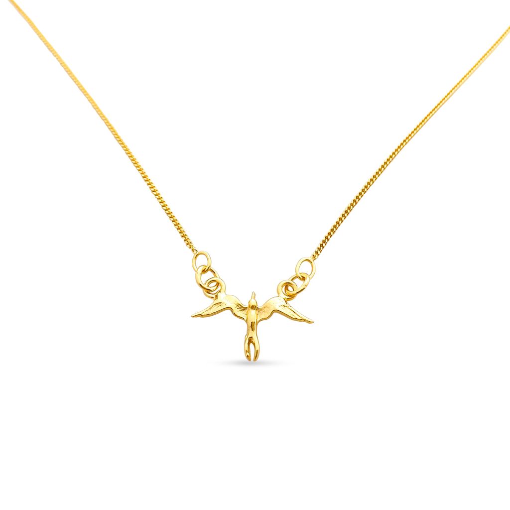 Iwa Bird Necklace Vermeil