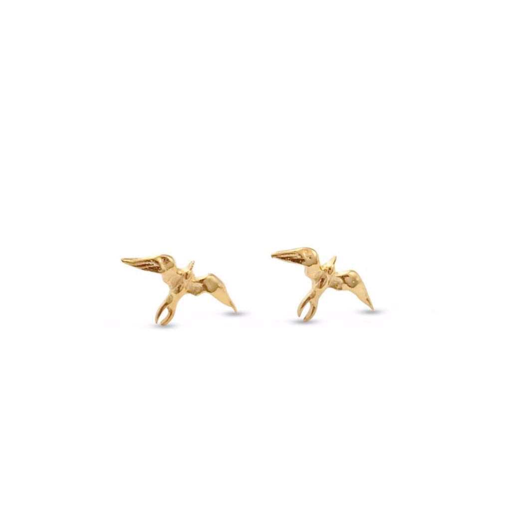 Iwa Stud Earring Vermeil