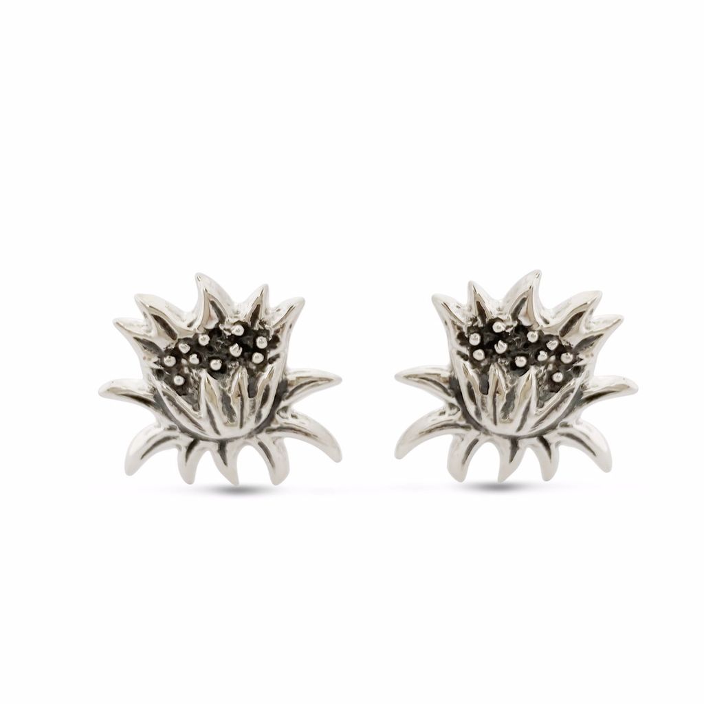 Night Blooming Clip Earrings